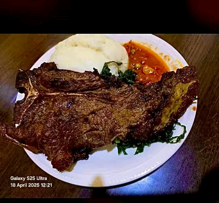 Sadza and T-Bone